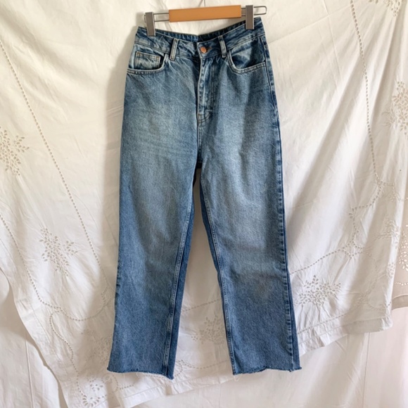 ASOS Reclaimed Vintage High Waist Straight Leg Jeans 26 - Picture 5 of 5
